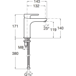 Roca L20 E2: 2+4+5 龍頭套裝 (5A3B09C00+5A0109C02+526319610)
